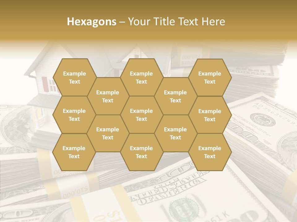 Hundred Purchasing Horizontal PowerPoint Template