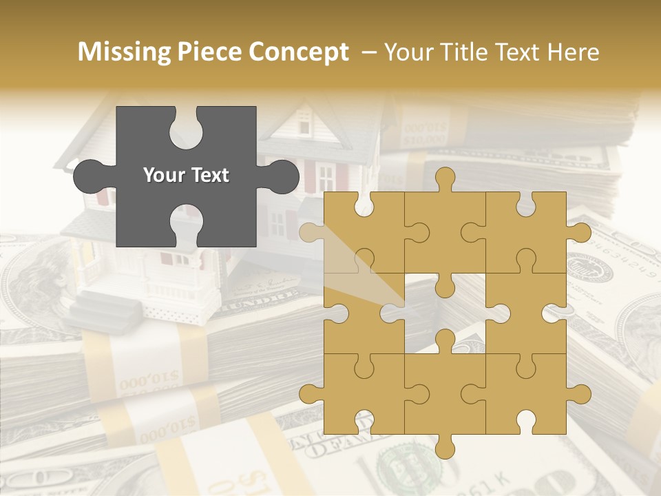 Hundred Purchasing Horizontal PowerPoint Template