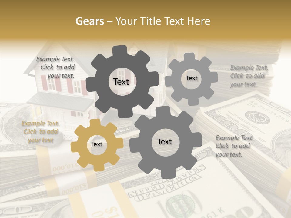 Hundred Purchasing Horizontal PowerPoint Template