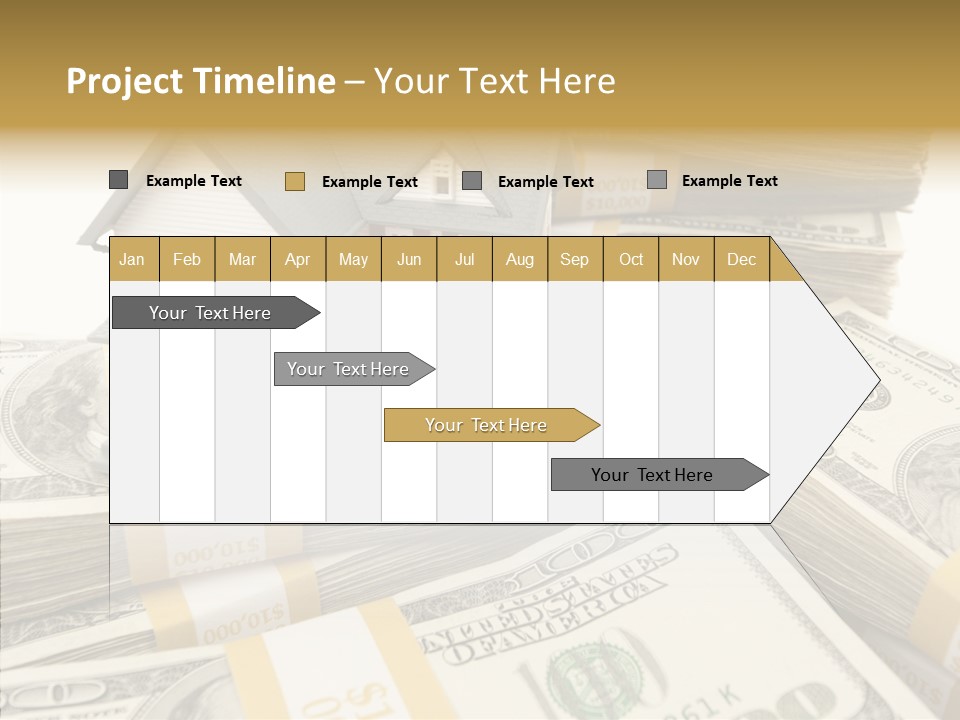 Hundred Purchasing Horizontal PowerPoint Template