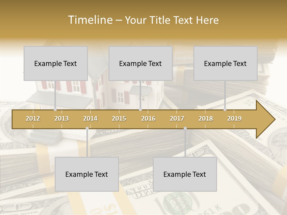 Hundred Purchasing Horizontal PowerPoint Template