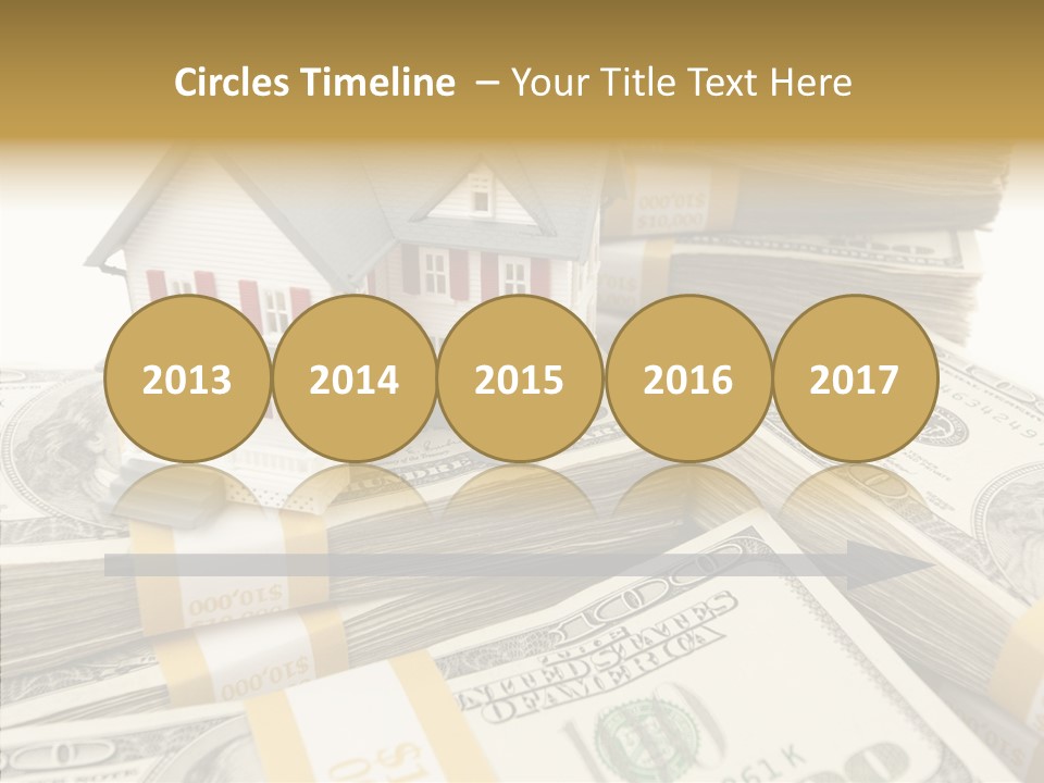 Hundred Purchasing Horizontal PowerPoint Template