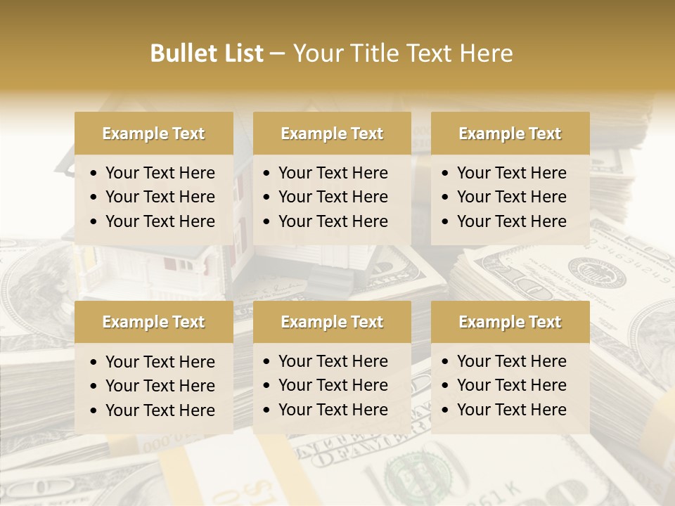 Hundred Purchasing Horizontal PowerPoint Template