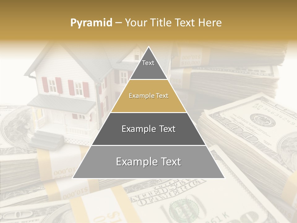 Hundred Purchasing Horizontal PowerPoint Template