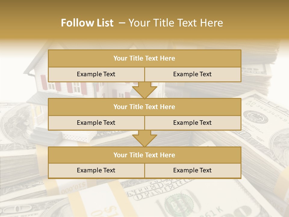 Hundred Purchasing Horizontal PowerPoint Template
