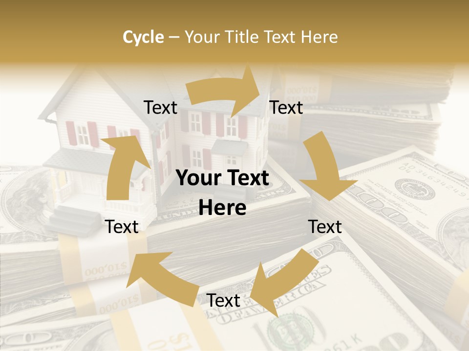Hundred Purchasing Horizontal PowerPoint Template