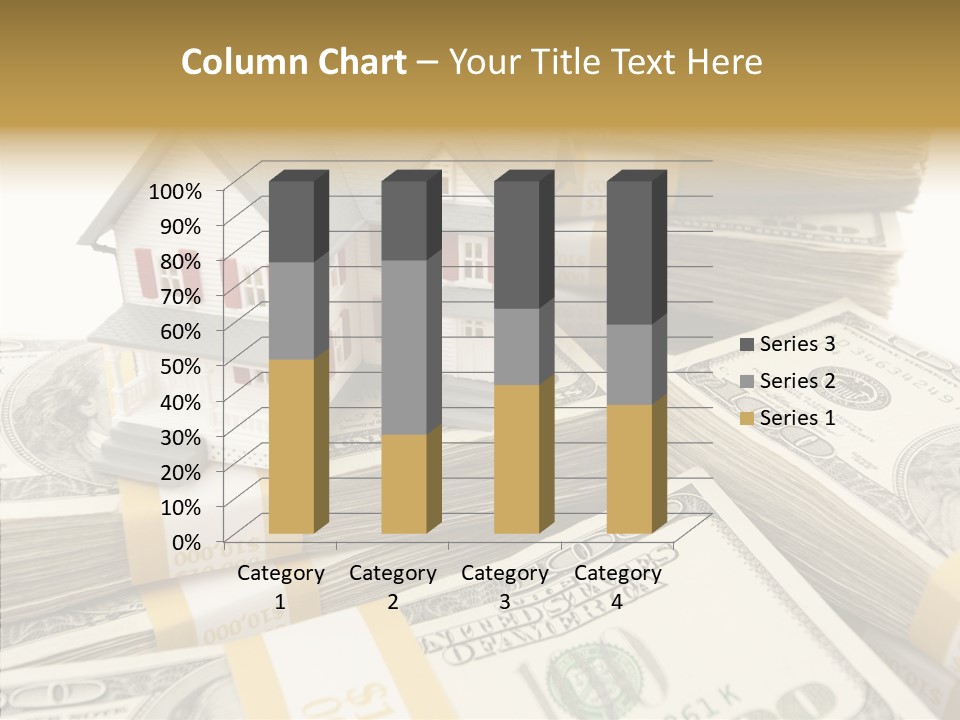 Hundred Purchasing Horizontal PowerPoint Template