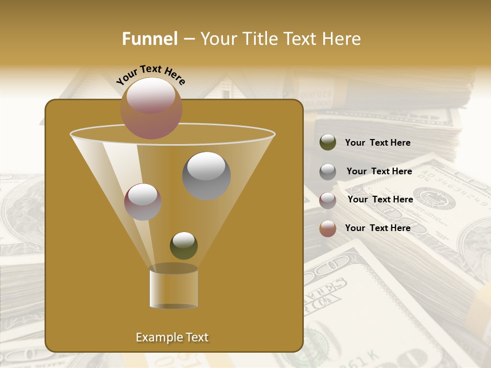 Hundred Purchasing Horizontal PowerPoint Template