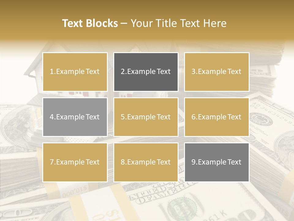 Hundred Purchasing Horizontal PowerPoint Template