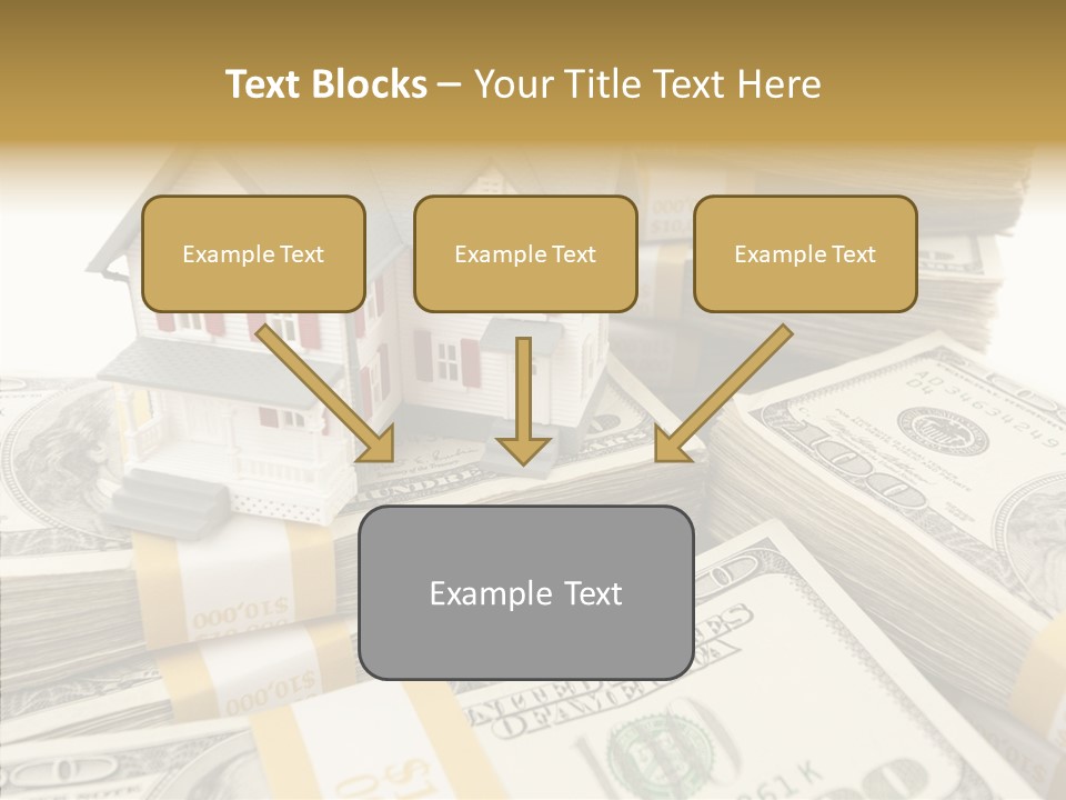 Hundred Purchasing Horizontal PowerPoint Template