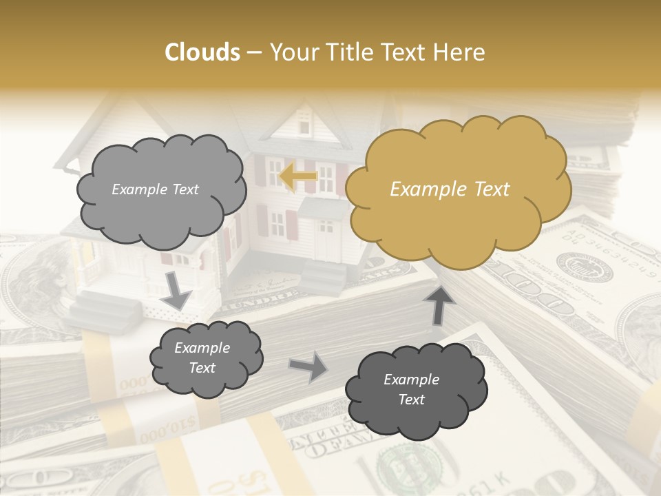 Hundred Purchasing Horizontal PowerPoint Template