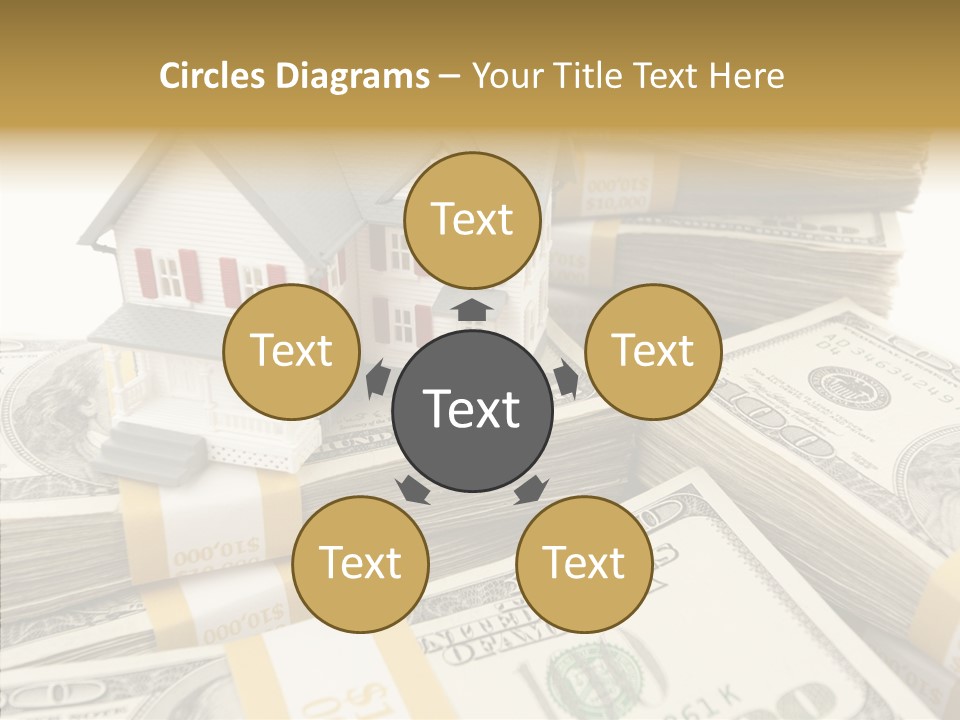 Hundred Purchasing Horizontal PowerPoint Template