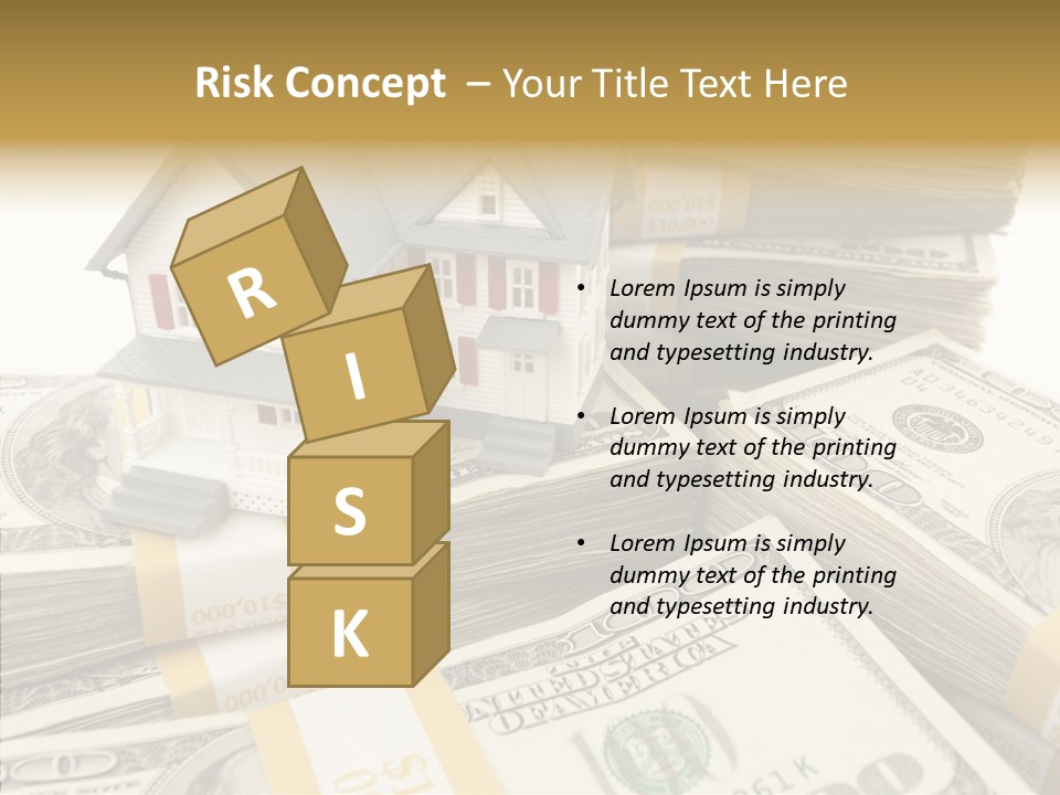 Hundred Purchasing Horizontal PowerPoint Template