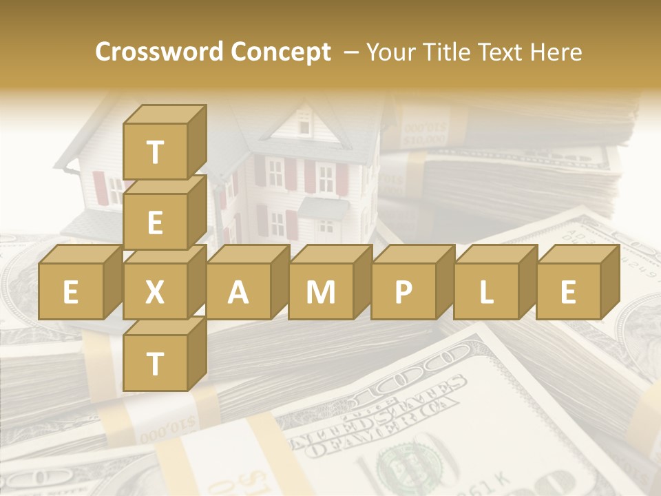 Hundred Purchasing Horizontal PowerPoint Template