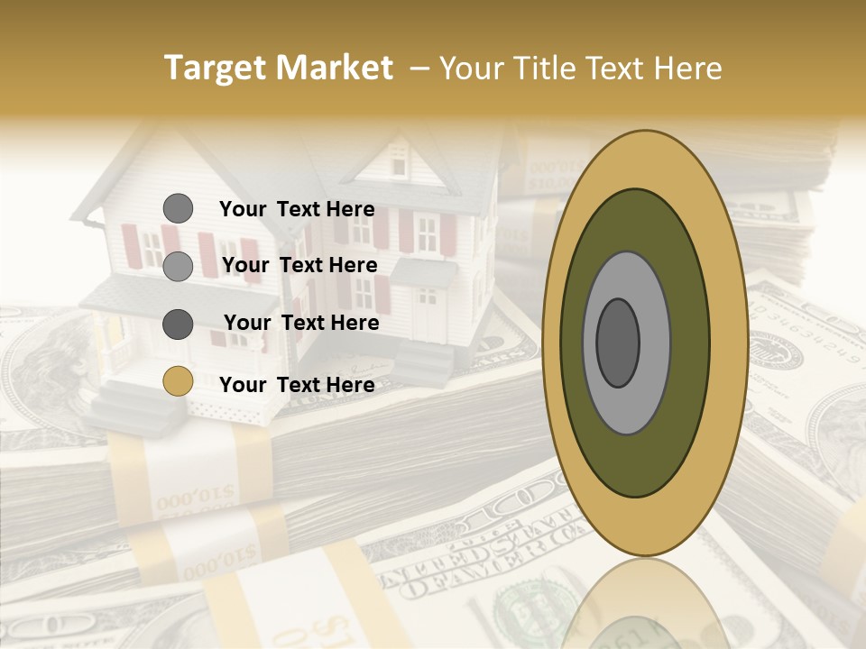 Hundred Purchasing Horizontal PowerPoint Template