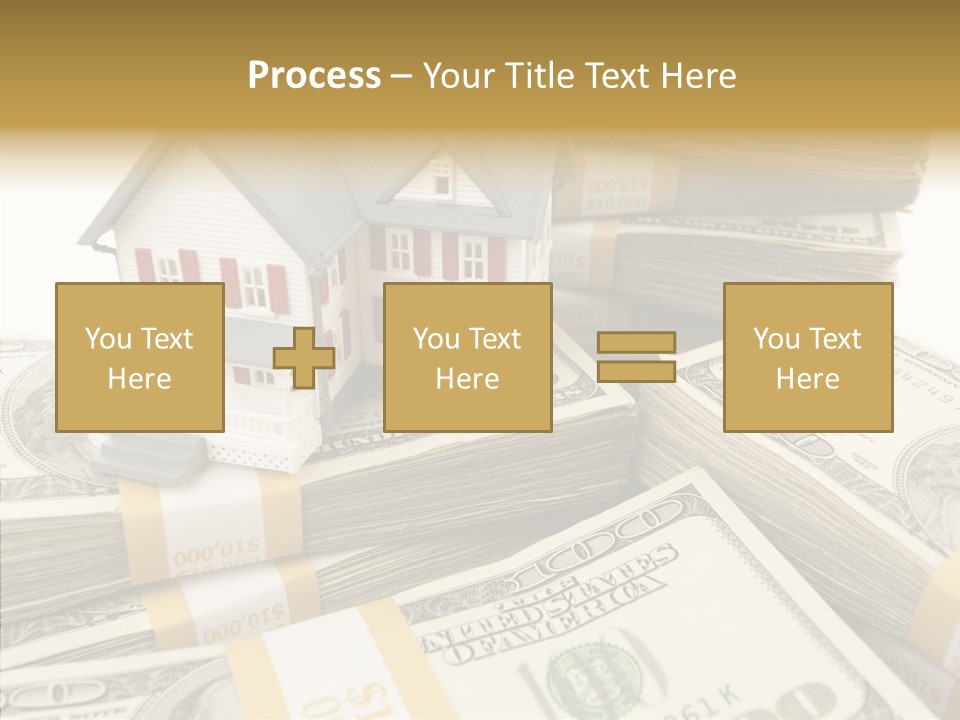 Hundred Purchasing Horizontal PowerPoint Template
