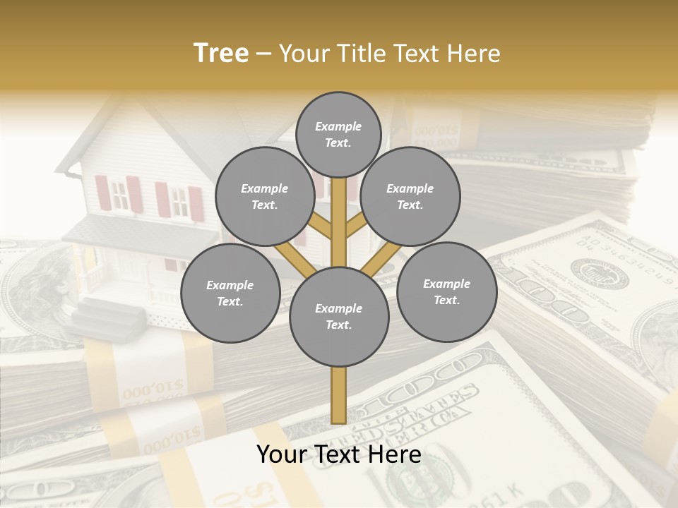 Hundred Purchasing Horizontal PowerPoint Template