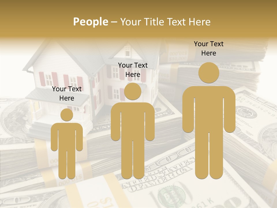 Hundred Purchasing Horizontal PowerPoint Template