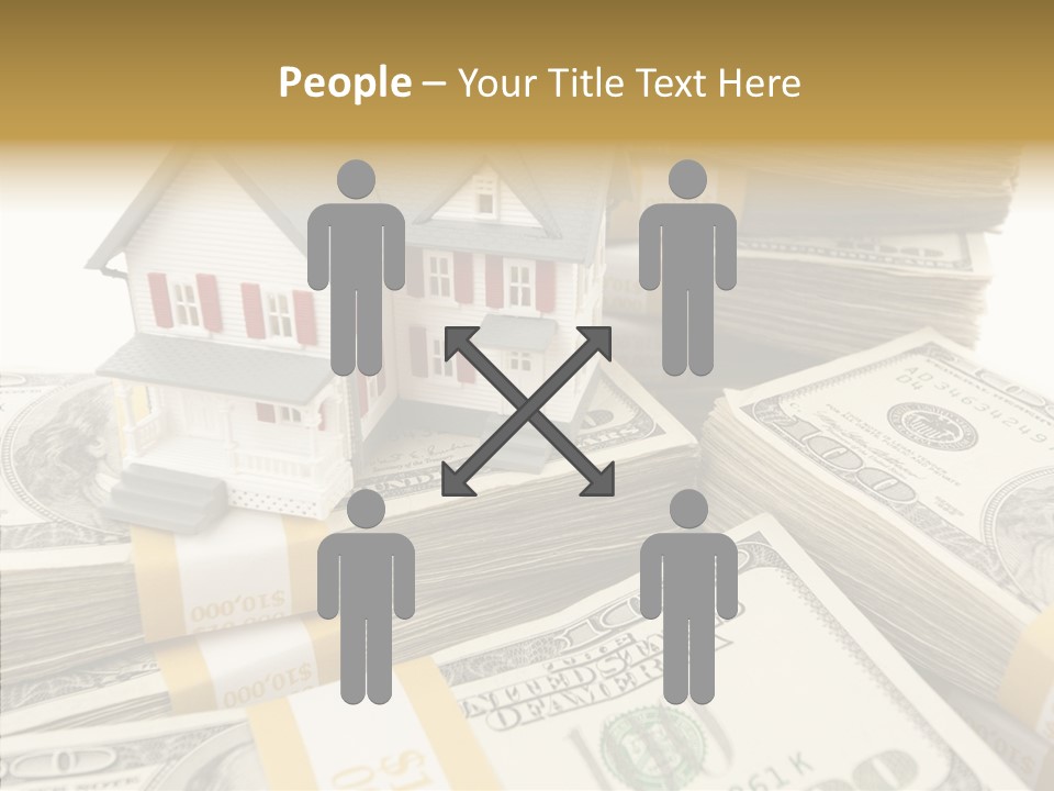 Hundred Purchasing Horizontal PowerPoint Template