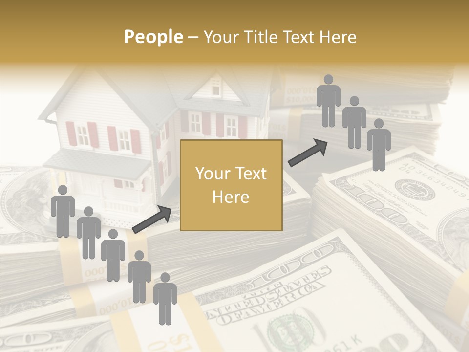 Hundred Purchasing Horizontal PowerPoint Template