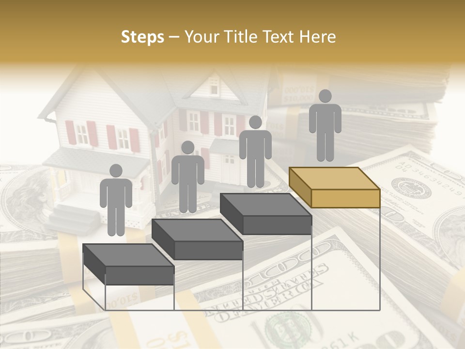 Hundred Purchasing Horizontal PowerPoint Template