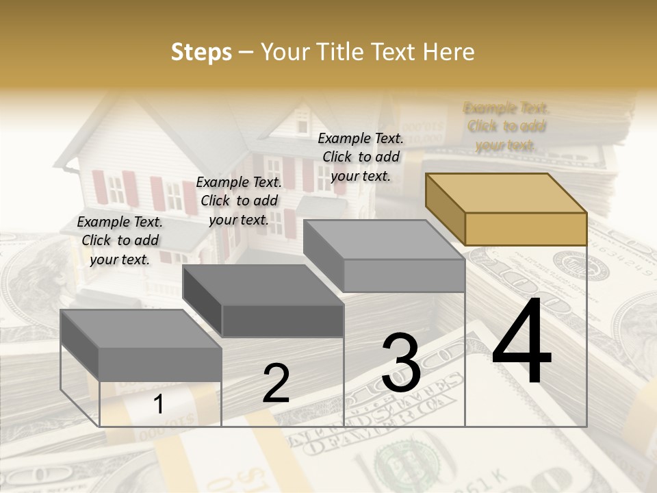 Hundred Purchasing Horizontal PowerPoint Template