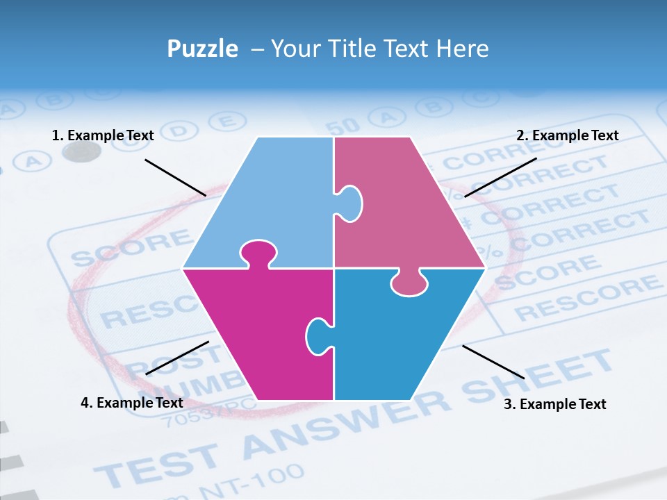 Grade Quiz Macro PowerPoint Template