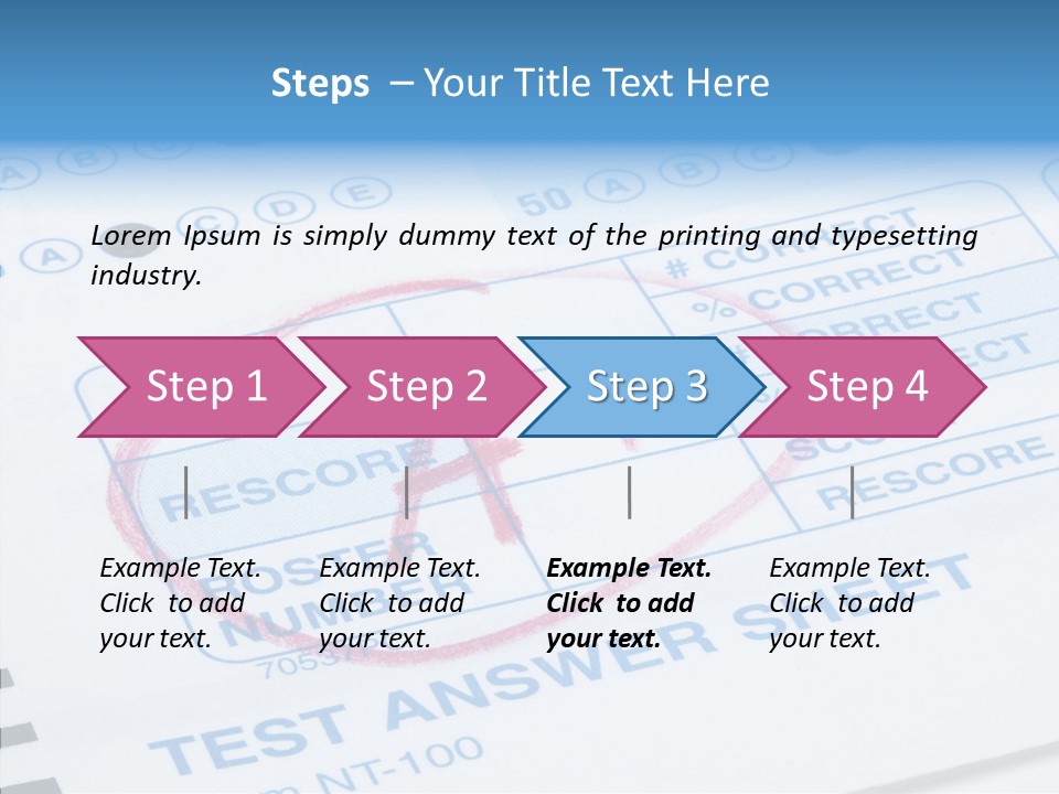 Grade Quiz Macro PowerPoint Template