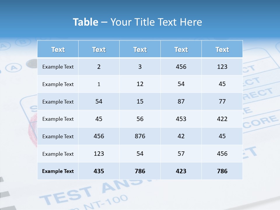 Grade Quiz Macro PowerPoint Template