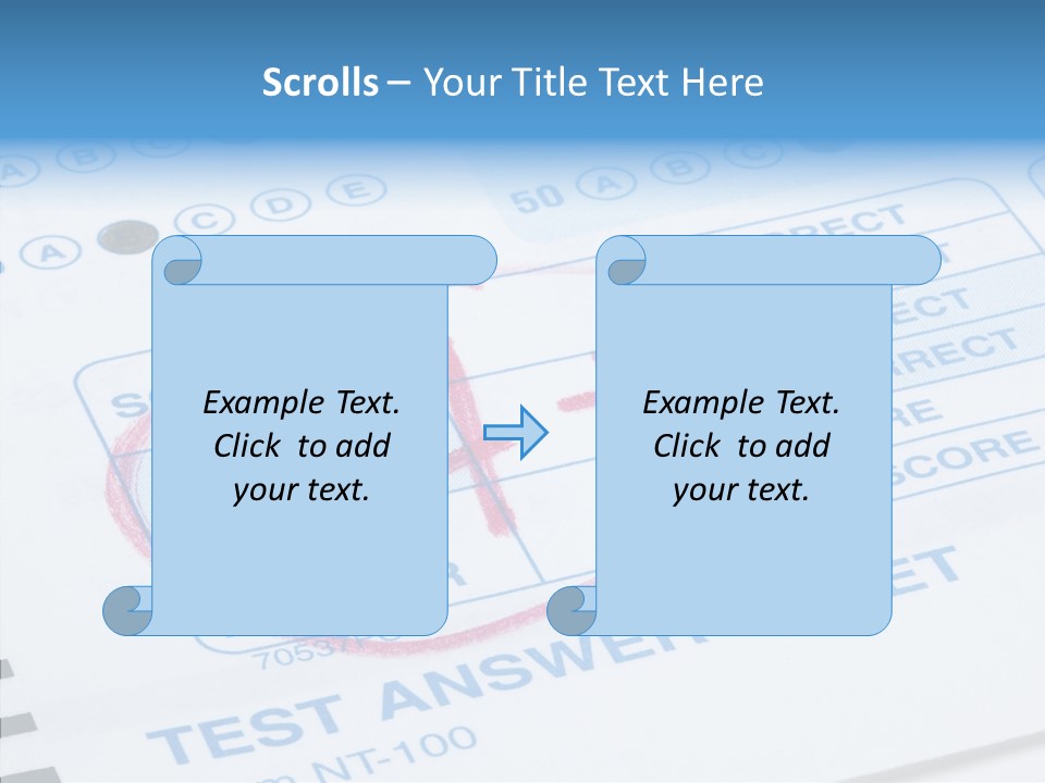 Grade Quiz Macro PowerPoint Template