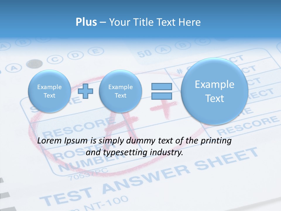 Grade Quiz Macro PowerPoint Template
