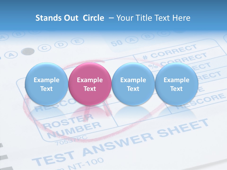 Grade Quiz Macro PowerPoint Template