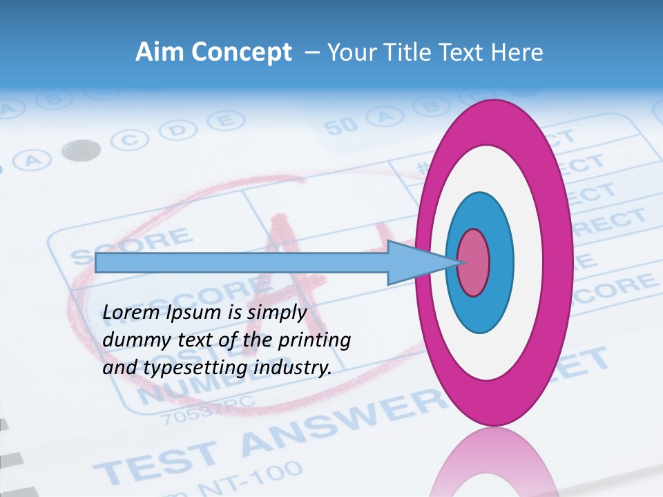 Grade Quiz Macro PowerPoint Template