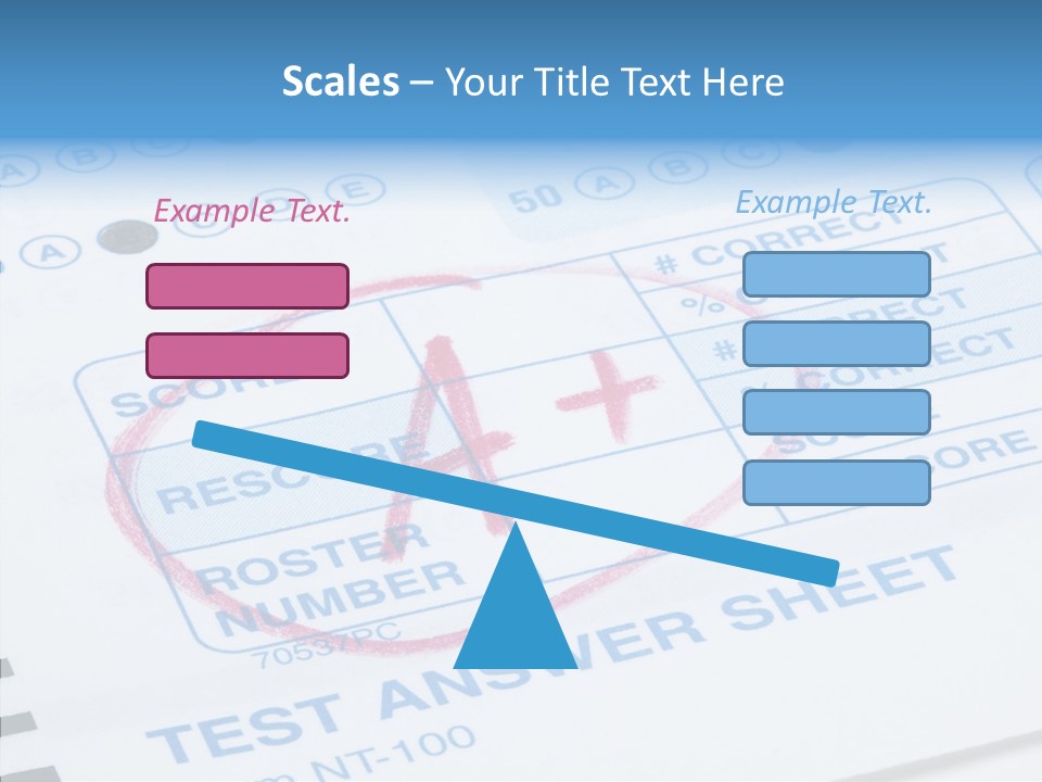 Grade Quiz Macro PowerPoint Template