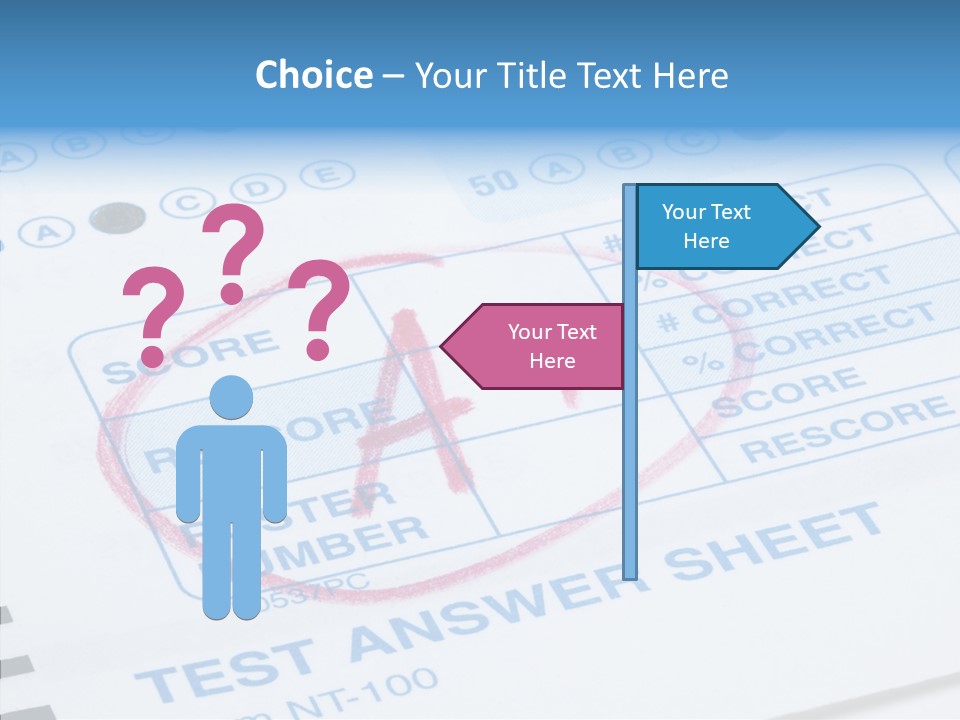 Grade Quiz Macro PowerPoint Template