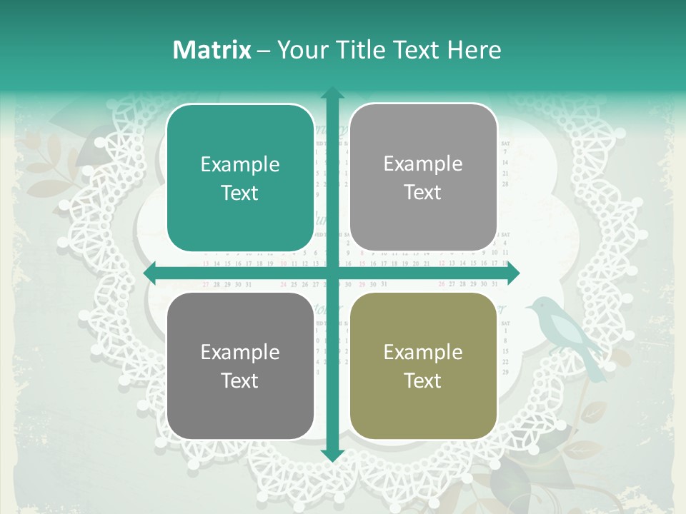 Flower Business Graphic PowerPoint Template