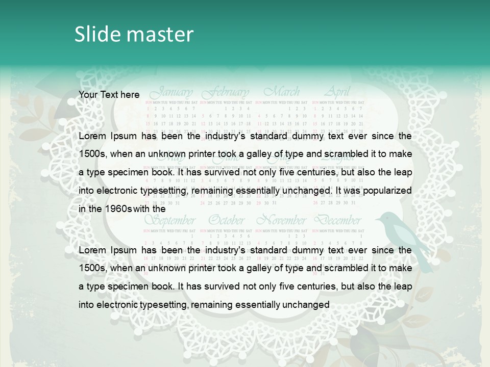 Flower Business Graphic PowerPoint Template