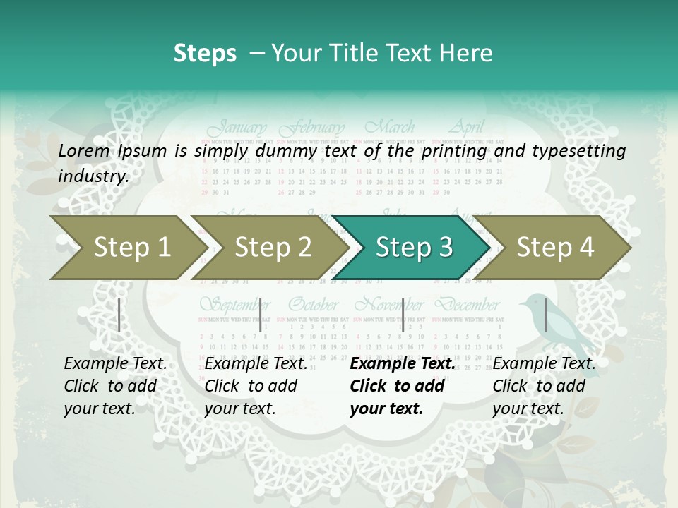 Flower Business Graphic PowerPoint Template