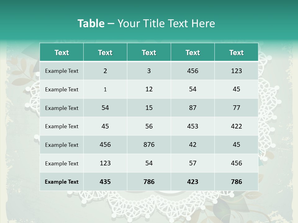 Flower Business Graphic PowerPoint Template