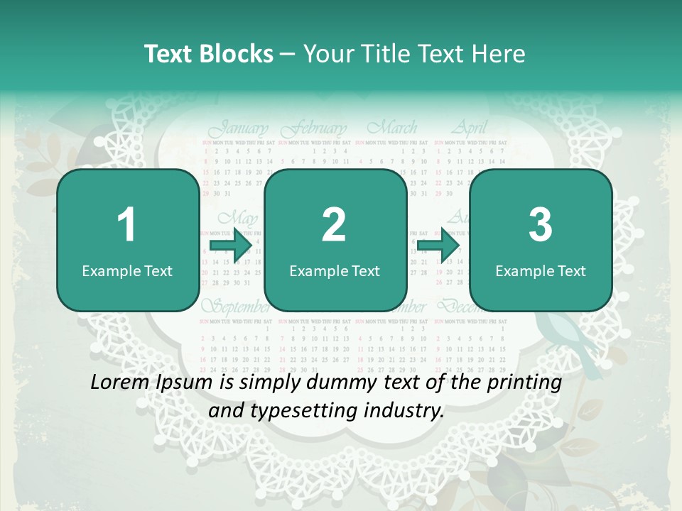 Flower Business Graphic PowerPoint Template