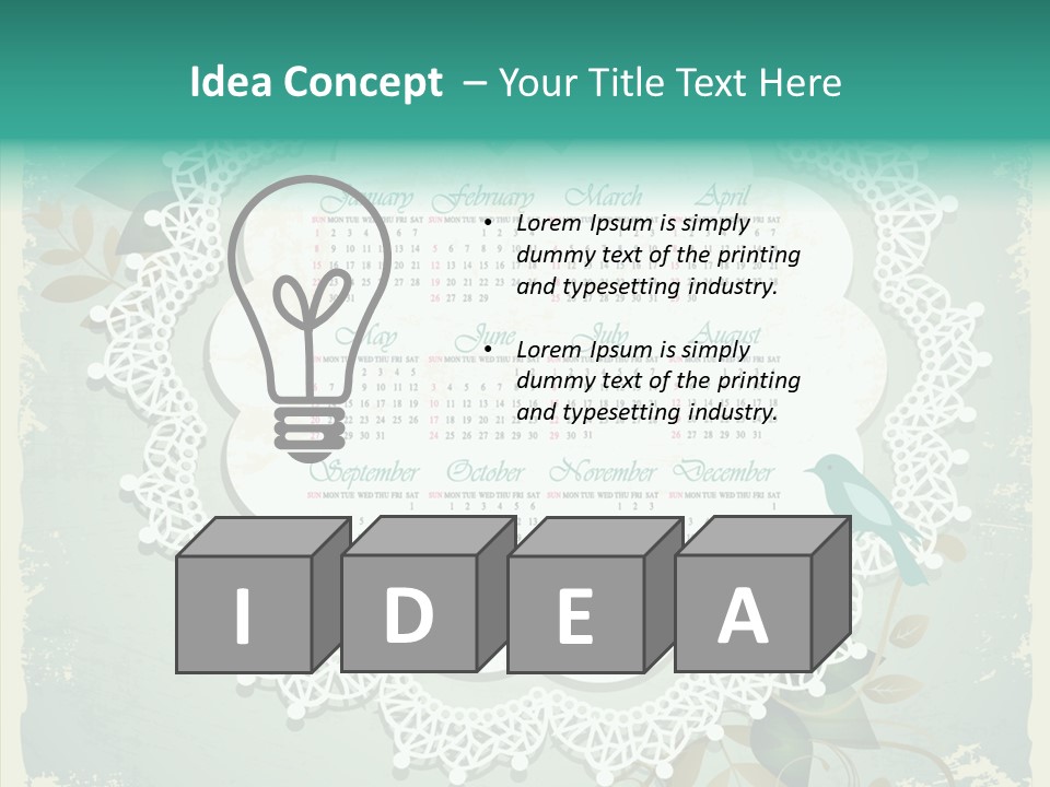 Flower Business Graphic PowerPoint Template