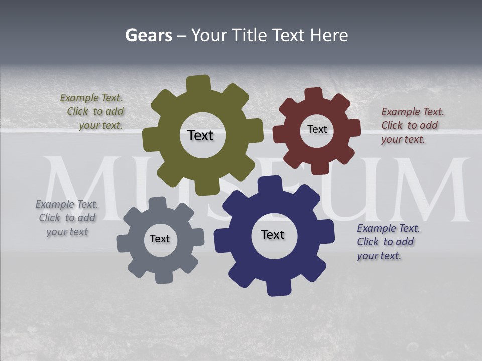 History Information Sign PowerPoint Template