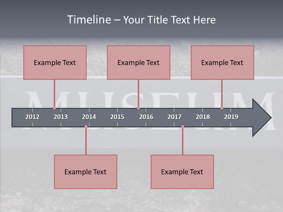 History Information Sign PowerPoint Template