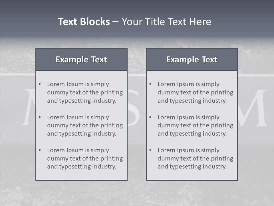 History Information Sign PowerPoint Template