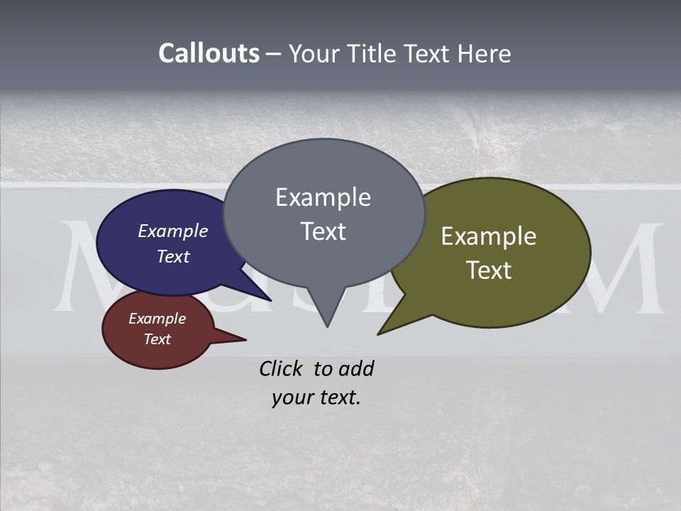 History Information Sign PowerPoint Template