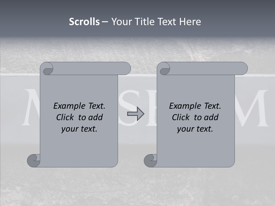 History Information Sign PowerPoint Template