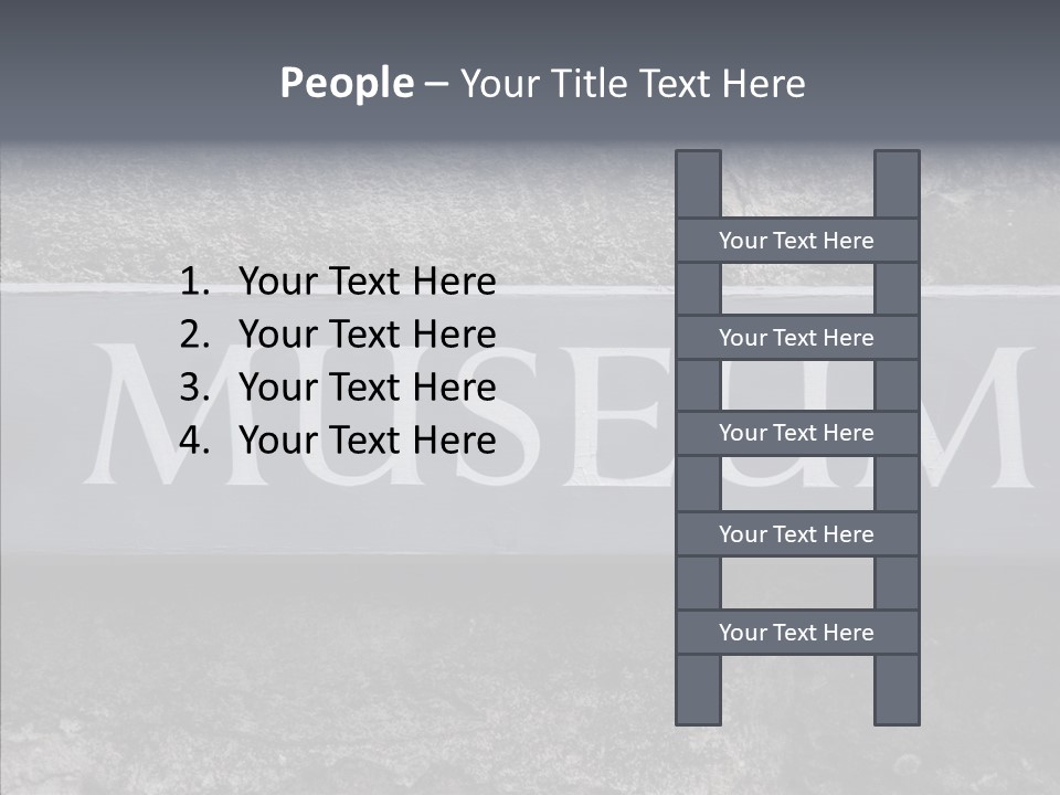 History Information Sign PowerPoint Template