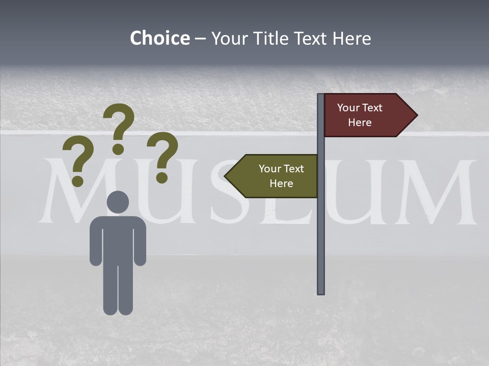 History Information Sign PowerPoint Template