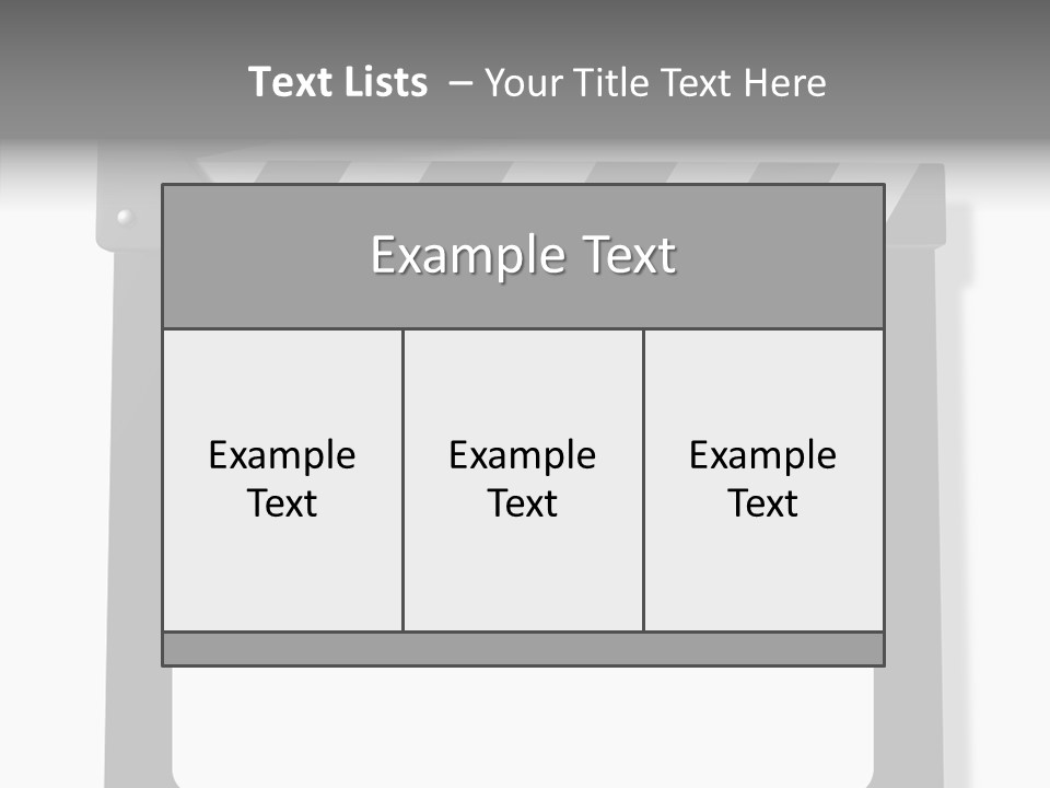 A Black And White Sign That Says Instruction Video PowerPoint Template