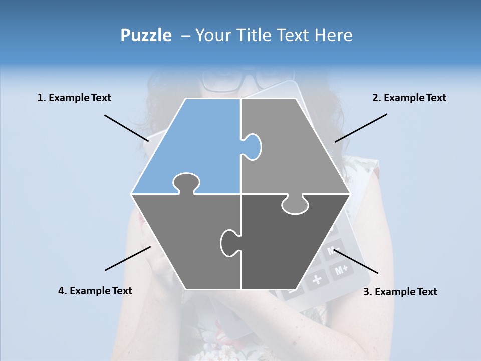 Brunette Sexy Female PowerPoint Template